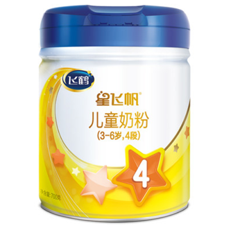 飞鹤星飞帆4段儿童配方牛奶粉四段700g*1罐