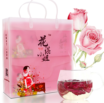 山里山花琪小姐系列10朵花琪墨红玫瑰
