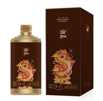 宏和酱酒匠心53度酱香型白酒500ML*6瓶偏远地区不发