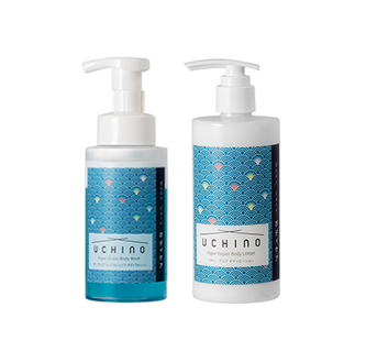 内野沐浴发组合沐浴露320ml*1瓶+身体乳300g*1瓶