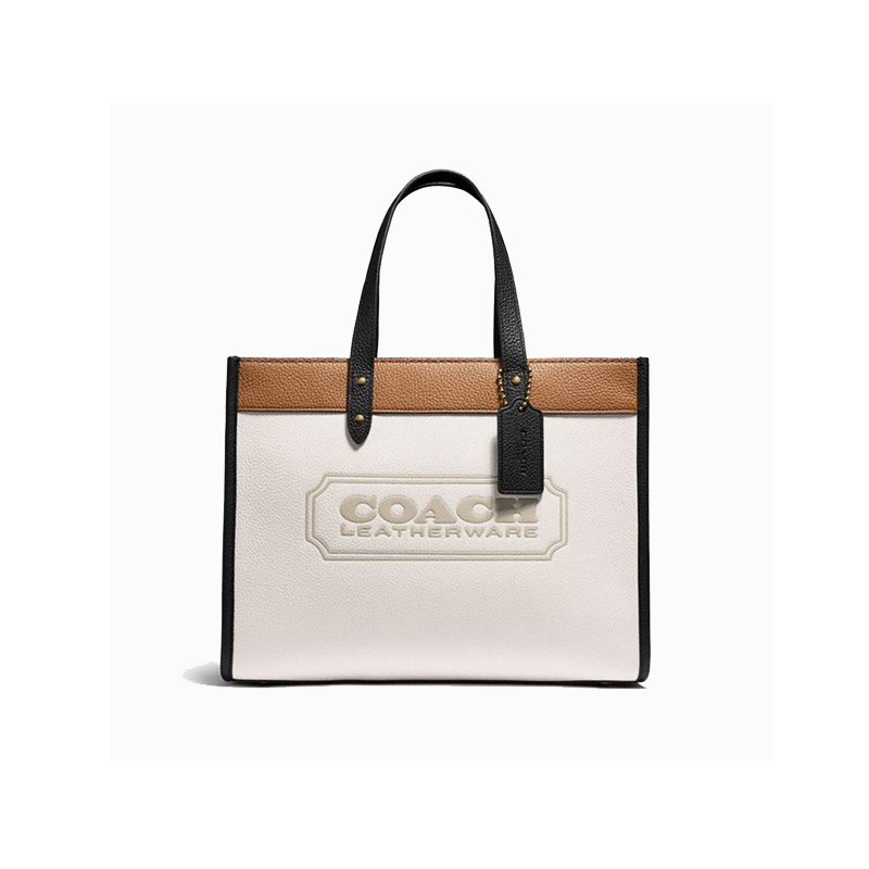 COACH/蔻驰 托特包白色拼色-CO777