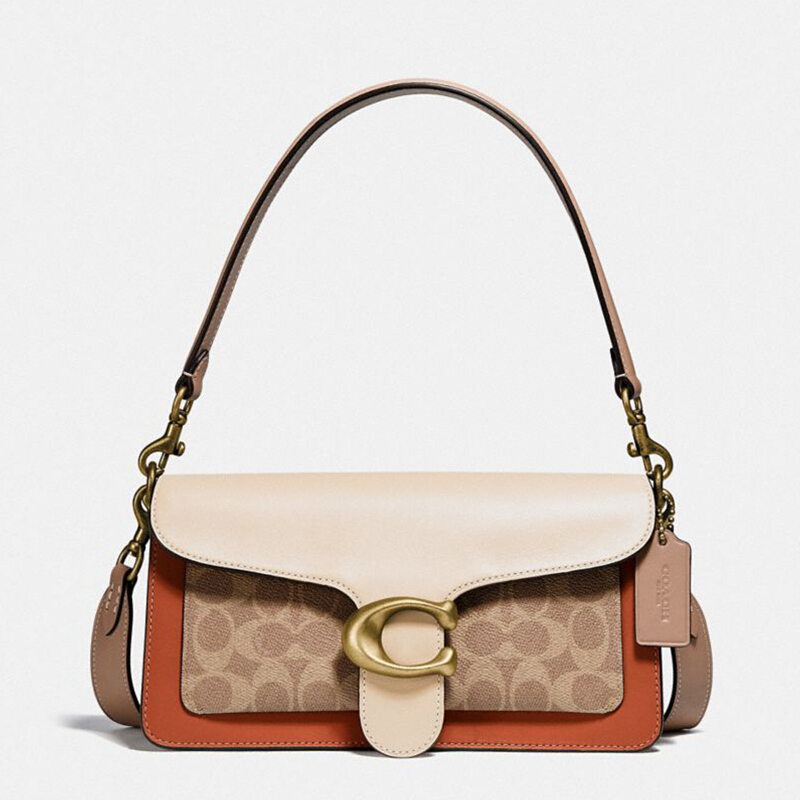 蔻驰 COACH TABBY系列91215棕色拼