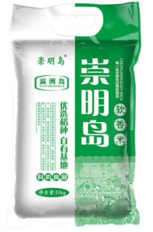 崇明岛绿岛大米10kg真空